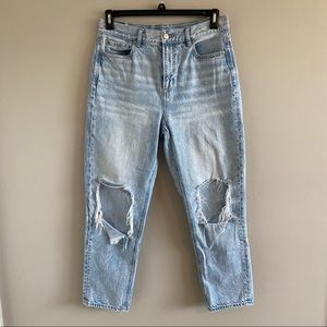 american eagle mom jeans